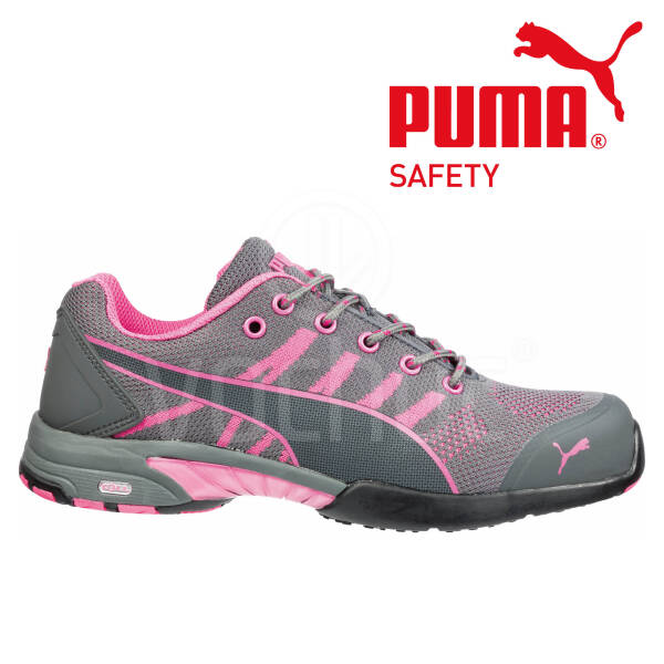 Dámská bezpečnostní polobotka PUMA Celerity Knit Pink Low S1