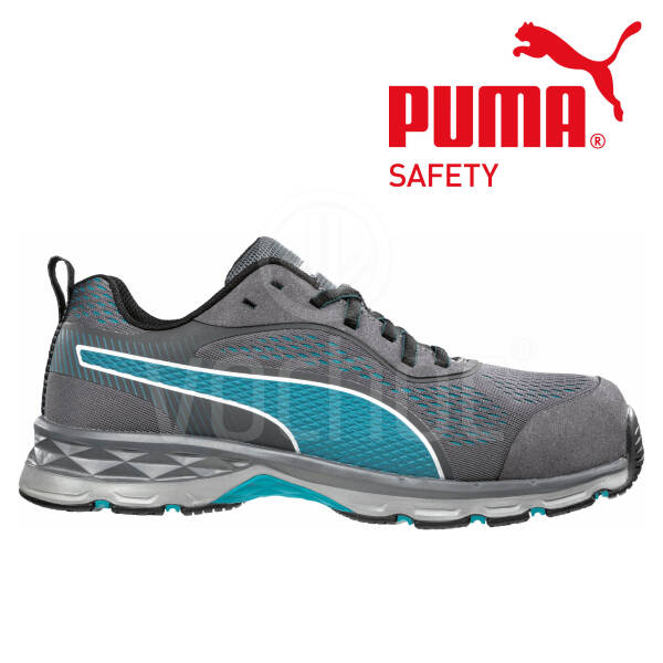 Dámská bezpečnostní polobotka PUMA Fuse Knit Blue WNS Low S1P ESD