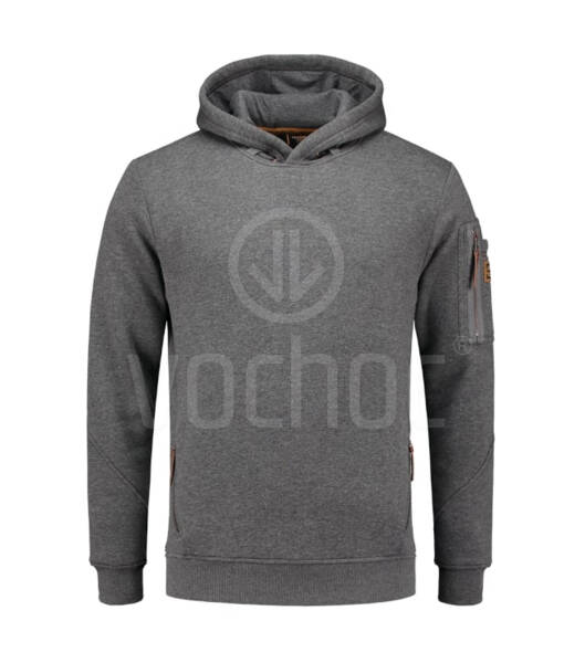 Pánská mikina Malfini Tricorp PREMIUM HOODED SWEATER T42, šedá