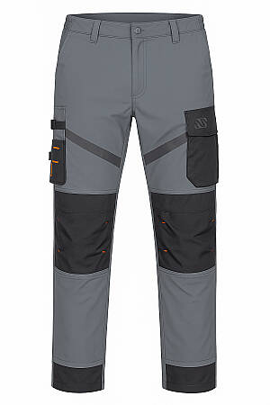 Pracovní strečové kalhoty Bennon ARGON Trousers GREY/BLACK, šedo-černé