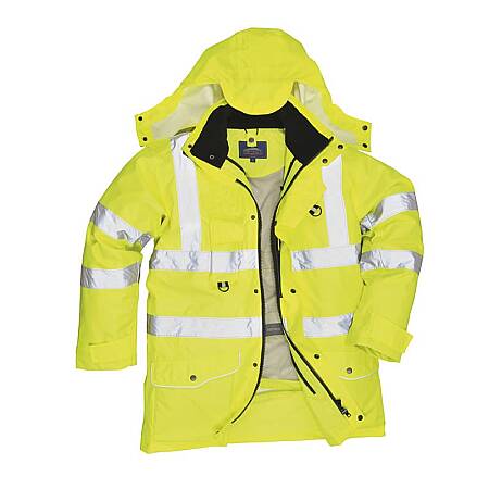 Multifunkční bunda Portwest Hi-Vis 7v1, žlutá