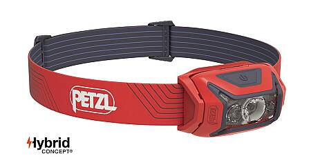 Čelová svítilna Petzl ACTIK 2022, červená