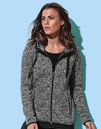 Dámská mikina Active Knit Fleece ST5950, Dark Grey Melange