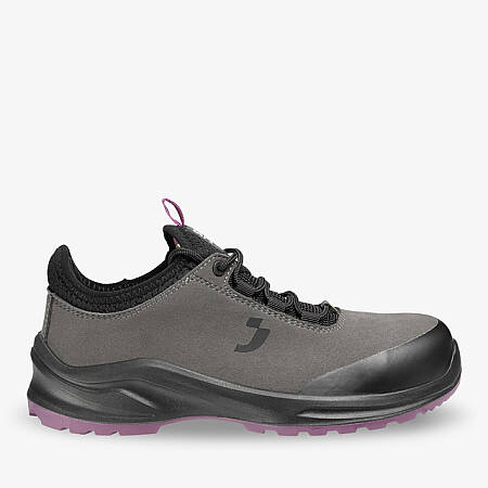 Dámská bezpečnostní polobotka SAFETY JOGGER MODULO S3S LOW ESD non-metal, šedá/fial.