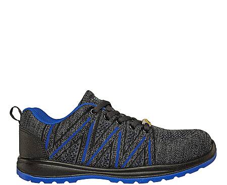 Bezpečnostní polobotka Bennon KNITTER S1 ESD LOW, šedo-modrá