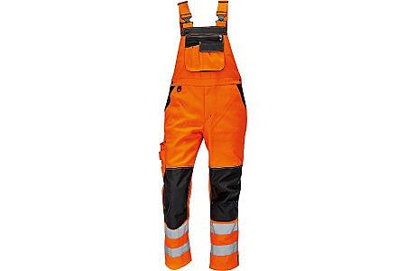 Reflexní laclové kalhoty KNOXFIELD HI-VIS, oranžové